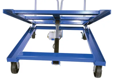 Vestil ETT-254 economy transporter tilter shown from an alternate angle