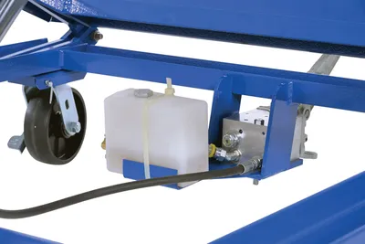 Vestil ETT-254 economy transporter tilter shown from an alternate angle