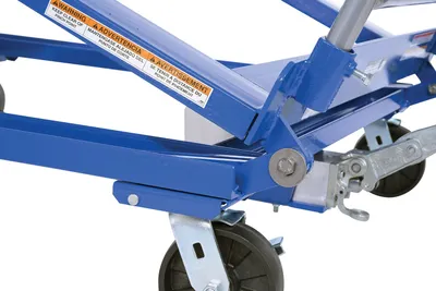 Vestil ETT-254 economy transporter tilter shown from an alternate angle