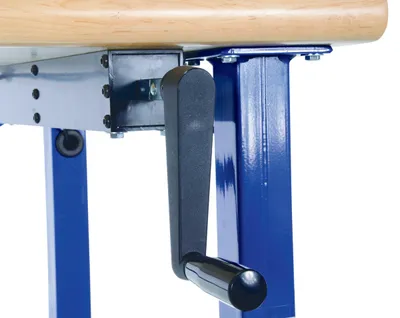 Vestil EWB-6030 manual adjustable ergonomic work benche shown from an alternate angle