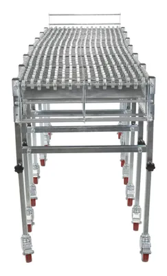Vestil EXCNV-S-24-24 expandable roller conveyor shown from an alternate angle