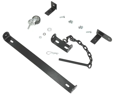 Vestil EXGATE-W-KIT expand-a-gate shown from an alternate angle