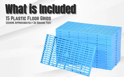 Vestil F-GRID plastic floor grid feature highlights