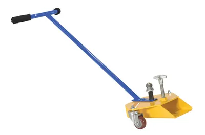Vestil Steel Fork Truck Caddy 300 Lb. Capacity Blue / Yellow
