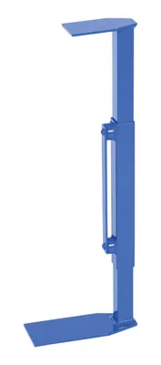 Vestil FDA-550-DRUM-LRT-PF portable drum lifter rotator transporter shown from an alternate angle