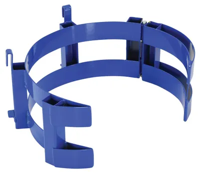 Vestil Steel Saddle Drum Adapter Carrier/Rotator For 30 Gallon Drums Blue