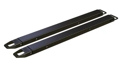 Vestil Steel Fork Extensions 4 In. x 63 In. 4000 Lb. Capacity Black