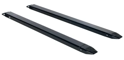 Vestil Steel Fork Extensions 4 In. x 72 In. 4000 Lb. Capacity Black