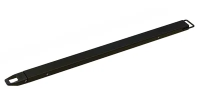 Vestil Steel Single Fork Extension 4 In. x 84 In. 4000 Lb. Capacity Black