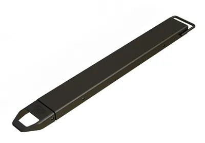 Vestil Steel Single Fork Extension 5 In. x 54 In. 4,000 Lb. Capacity Black