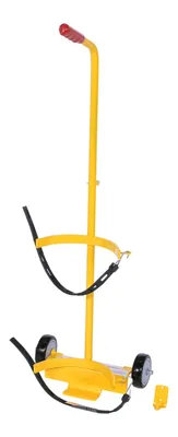 Vestil Steel Fire Extinguisher Carrier 100 Lb. Capacity Yellow
