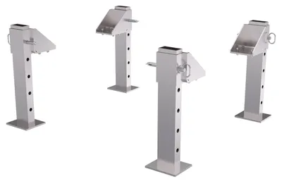 Vestil Aluminum Fixed Height Retro Fit Kit 2,000 lb. Capacity