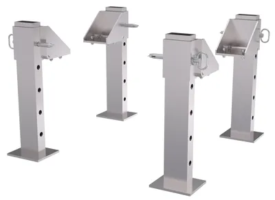 Vestil Aluminum Fixed Height Retro Fit Kit 4,000 lb. Capacity