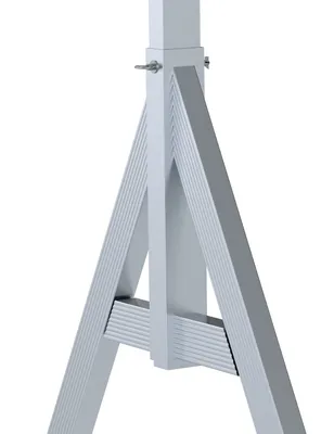 Vestil FHA-6-8-10 fixed height aluminum gantry crane shown from an alternate angle