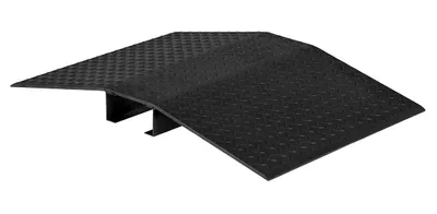 Vestil Fabricated Aluminum Hose and Cable Crossovers 24 In. x 40 In. 2000 Lb. Capacity Black