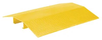 Vestil Fabricated Aluminum Hose and Cable Crossovers 48 In. x 40 In. 2000 Lb. Capacity Yellow