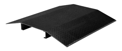 Vestil Fabricated Aluminum Hose and Cable Crossovers 48 In. x 48 In. 2000 Lb. Capacity Black