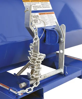 Vestil FL-4000 fork mounted front loader shown from an alternate angle