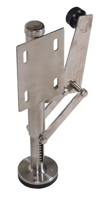 Vestil FL-LK-SMR-SS-R general purpose floor lock shown from an alternate angle
