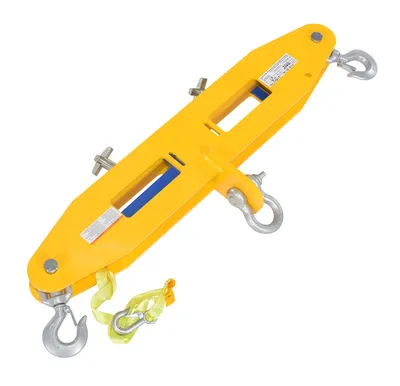 Vestil Steel Forklift Lifting Beam 40 In. x 4-1/2 In. x 18-11/16 In. 10,000 Lb. Capacity Yellow