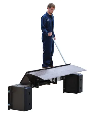 Vestil FM-2072 edge-o-dock leveler shown from an alternate angle