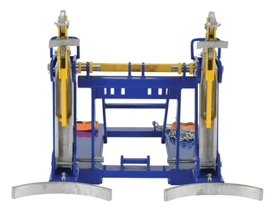 Vestil FMDL-2 automatic eagle beak drum lifter shown from an alternate angle