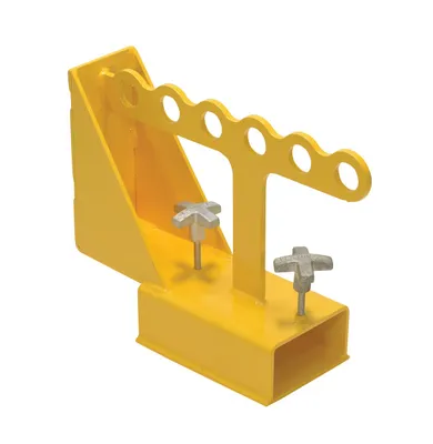 Vestil Steel Fork Lifter 18-1/2 In. x 6 In. x 14 In. 400 Lb. Capacity Yellow