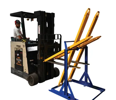 Vestil FORK-R-54 fork extension storage rack shown from an alternate angle