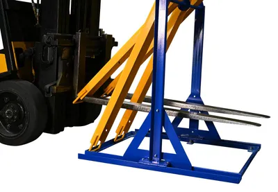 Vestil FORK-R-54 fork extension storage rack shown from an alternate angle