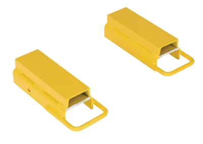 Vestil Steel Fork Rear Spacer 4-1/2 In. Width Yellow