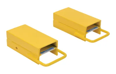 Vestil Steel Fork Rear Spacer 5 In. Width Yellow