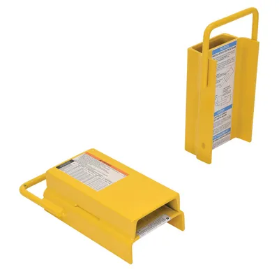 Vestil Steel Fork Rear Spacer 6-1/2 In. Width Yellow