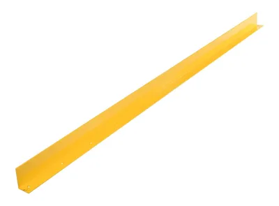 Vestil Steel Floor Safety Curb 1/4" Thick 120" Long Yellow