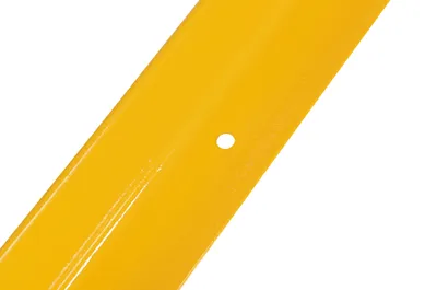 Vestil FSC-38-48-YL inline safety guard floor curb shown from an alternate angle