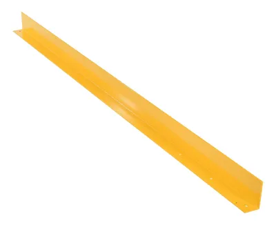 Vestil Steel Floor Safety Curb 3/8" Thick 96" Long Yellow
