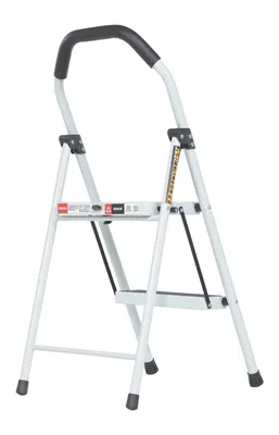 Vestil FSL-HS-2-225 fold-up step ladder shown from an alternate angle
