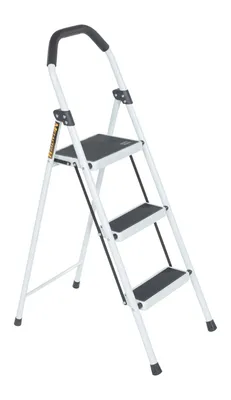 Vestil FSL-HS-3-225 fold-up step ladder shown from an alternate angle