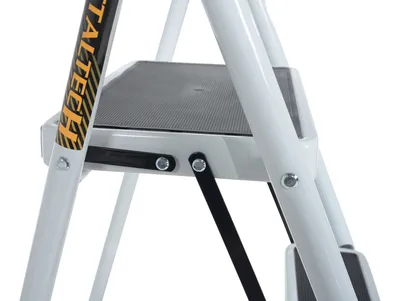 Vestil FSL-HS-3-225 fold-up step ladder shown from an alternate angle