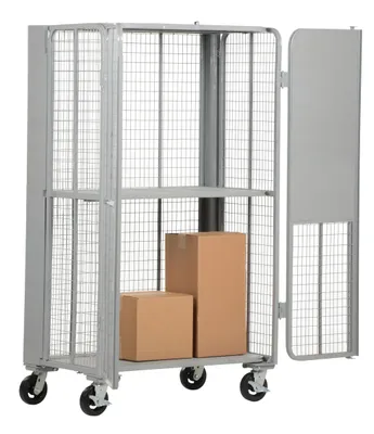 Vestil FST-2744-2 folding security truck shown from an alternate angle