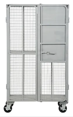 Vestil FST-2744-2 folding security truck shown from an alternate angle