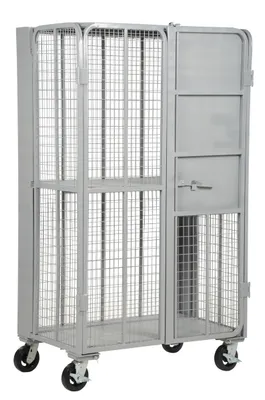 Vestil FST-2744-2 folding security truck shown from an alternate angle