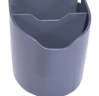 Vestil FTA-P-SWC stretch wrap caddy shown from an alternate angle