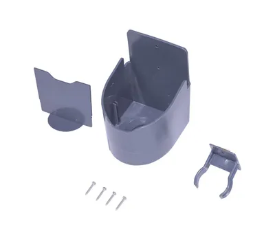 Vestil Fork Truck Accessory Plastic Stretch Wrap Caddy 6"L x 5"W x 6"H Dark Gray