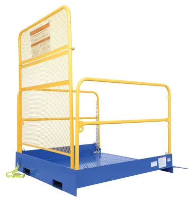 Vestil FTLP-5454-HR loading platforms for fork truck shown from an alternate angle