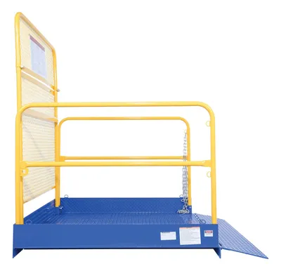 Vestil FTLP-5454-HR loading platforms for fork truck shown from an alternate angle