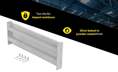 Vestil GR-F2R-BO-3-SL structural guard rails (drop-in and bolt-on style) feature highlights