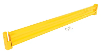Vestil Steel 2 Ribbed Drop In Style Guard Rail 114 In. Length Yellow