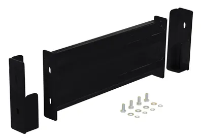 Vestil Steel 2 Ribbed Drop In Style Guard Rail 18 In. Length Black