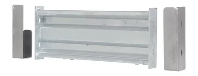 Vestil GR-F2R-DI-2-HDG structural guard rails (drop-in and bolt-on style) shown from an alternate angle