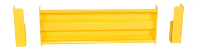 Vestil GR-F2R-DI-3-YL structural guard rails (drop-in and bolt-on style) shown from an alternate angle